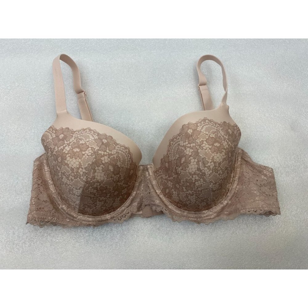 Maidenform Bra Womens 34B Lace Casualβ Cream Blush